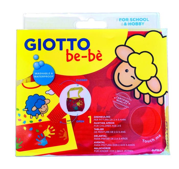 Predpasnik z rokavi za likovni pouk od 2 do 5 let GIOTTO BEBE F475100