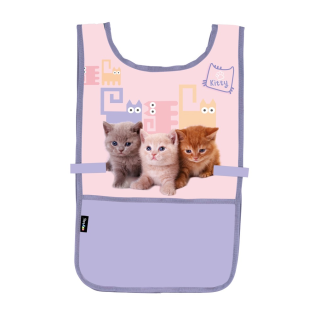 Predpasnik za likovni pribor 35x57 cm OXYBAG PETS KITTY ŽIVALI MUCA 9-89025