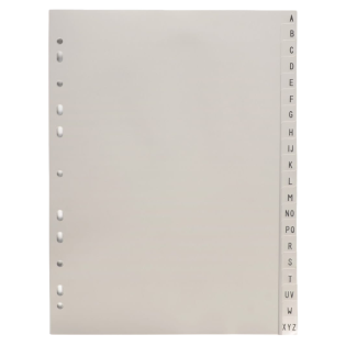 Pregradni listi kartonski A4 od A do Z 120 g KARTON PP 7-429
