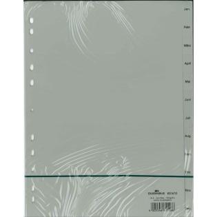 PREGRADNI KARTON A4 JAN-DEC/12 6514  DURABLE PVC SIVI