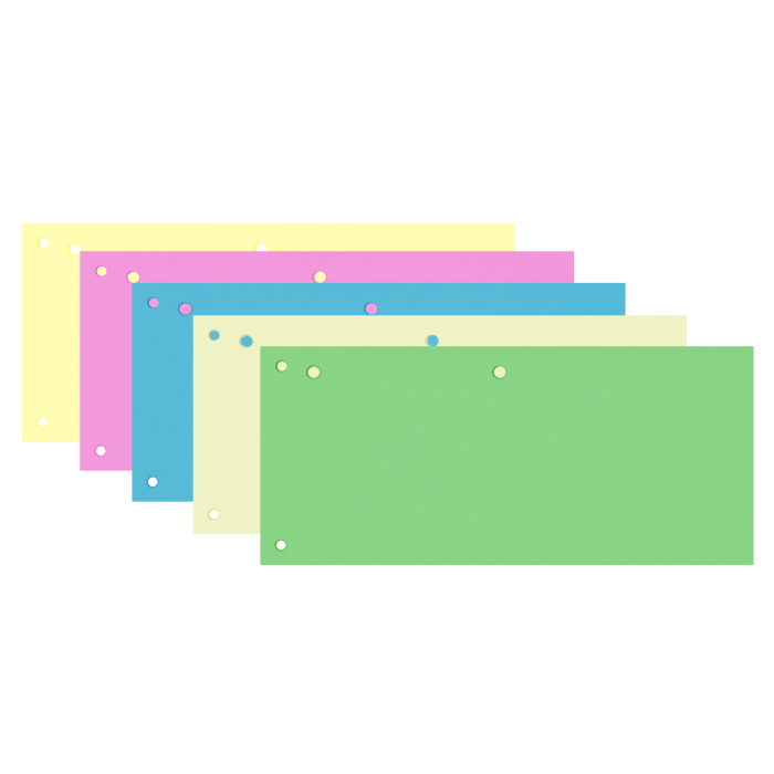Pregradni karton ARCOBALENO 10 X 22,5 cm set 100/1