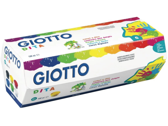 Prstne barve 100 ml GIOTTO DITA set 6/1 