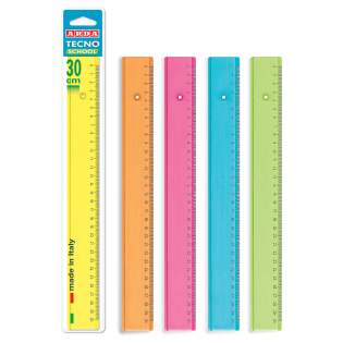 Ravnilo 30 cm ARDA TECHNO NEON FLUO 40030FLAS
