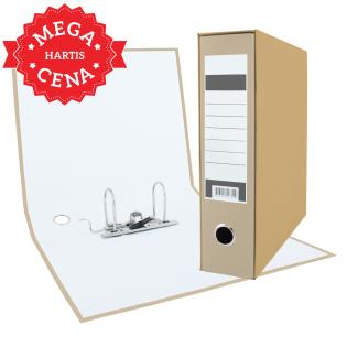 Registrator A4 &scaron;irok 8 cm z ovojem natron rjav natur BIRODAY TENDER ECO