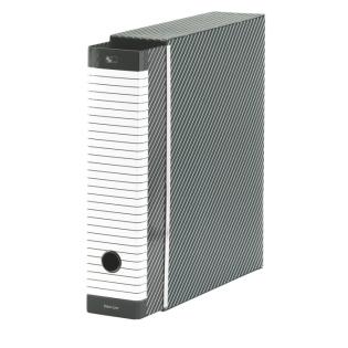 Registrator fascikel rednik A4 v ovoju &scaron;irok 8 cm siv ESSELTE DELSO G1306 390713060