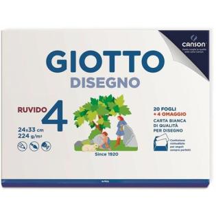 Skicirka risalni blok 24 listni grobi listi 224 g GIOTTO RUVIDO CANSON