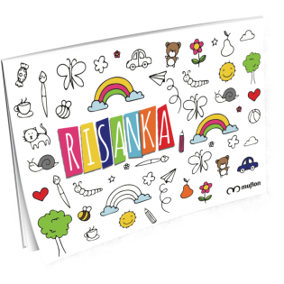 Risalni blok risanka A4 13 listov MUFLON