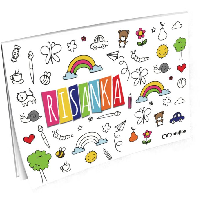 Risalni blok risanka A4 13 listov MUFLON