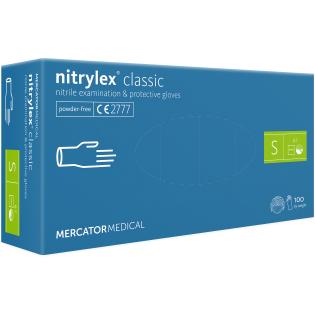 Rokavice nitril brez pudra smukca NITRYLEX MERCATOR MEDICAL set 100/1