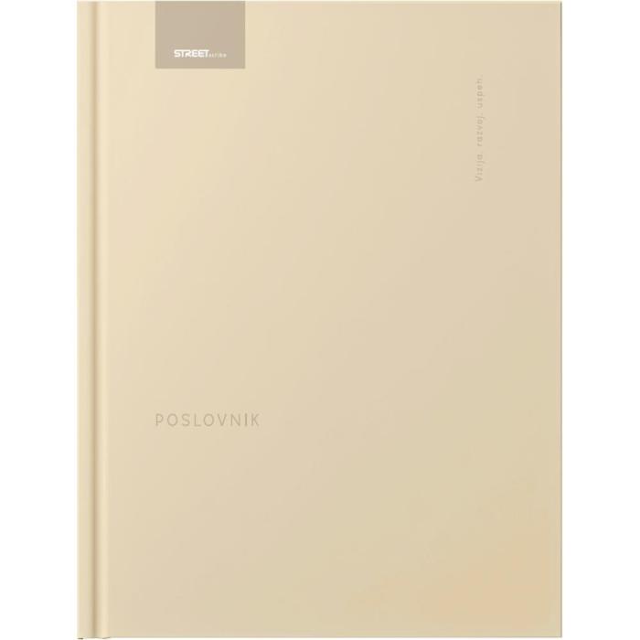 Poslovnik dnevnik A4 &scaron;ampanjec PASTEL STREET SCRIBE 810861