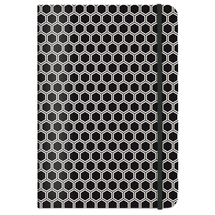 Rokovnik A5 na pike 192 listov 80 g CEDON HEXAGON