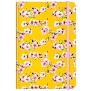 Rokovnik A5 na pike 192 listov 80 g CEDON YELLOW BLOSSOMS 2031477