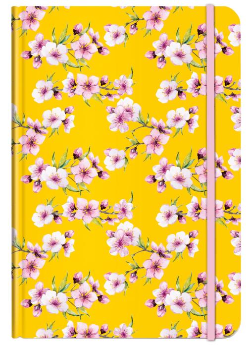 Rokovnik A5 na pike 192 listov 80 g CEDON YELLOW BLOSSOMS 2031477