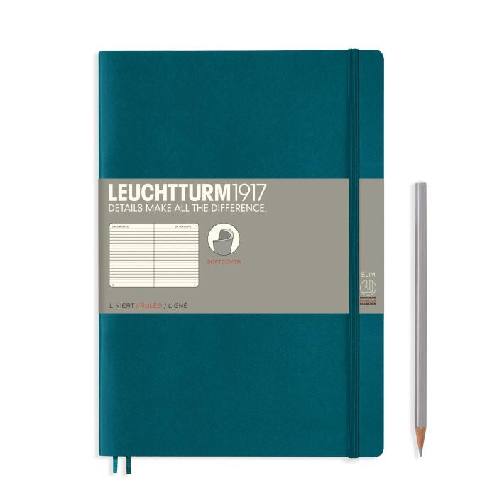 Rokovnik B5 črtni mehke platnice 121 strani 80 g LEUCHTTURM