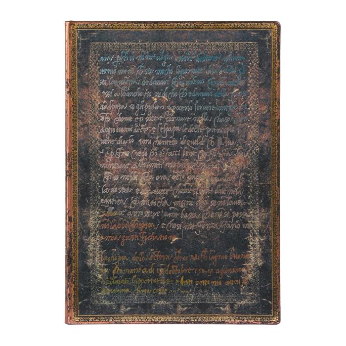 Rokovnik mehke platnice brezčrtni 18x23 cm PAPERBLANKS FLEXIS MICHELANGELO HANDWRIGHTING EMBELLISHED MANUSCRIPTS COLLECTION FB9635-1