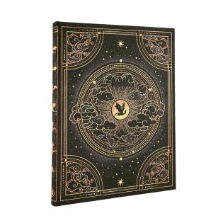 Rokovnik trde platnice brezčrtni skicirka 13x18 cm PAPERBLANKS SHADOWS OF NAVARRE FOURTH WING ZMAJ PB9989-5