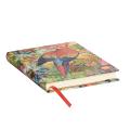 Rokovnik trde platnice črtni 13x18 cm PAPERBLANKS TROPICAL GARDEN NATURE MONTAGES ARA PB9306-0