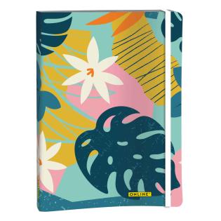 Rokovnik na pike A5 72 listov 120 g ONLINE TROPICAL LEAF MONSTERA 16943