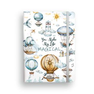 Rokovnik na pike A5 baloni DOLCE BLOCCO YOU MAKE MY LIFE MAGICAL 20585