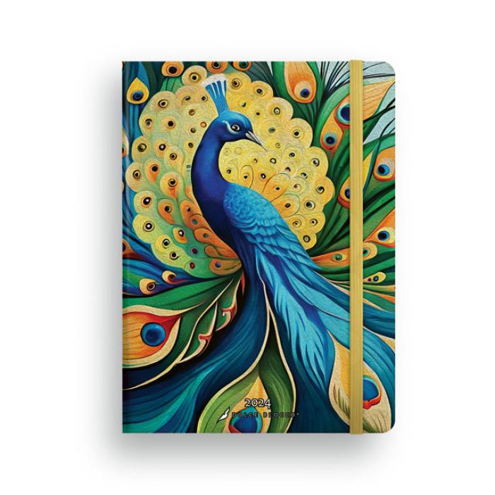 Rokovnik na pike A5 pav DOLCE BLOCCO PEACOCK 20588