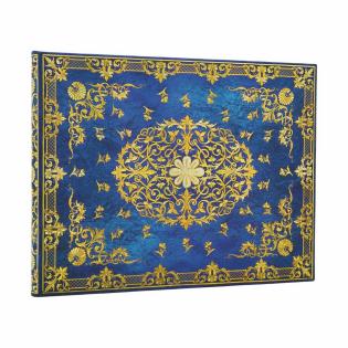 Rokovnik trde platnice črtni 23,5x18 cm PAPERBLANKS SILK SKY GUIDING STAR PB1347-2