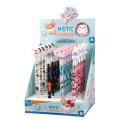 Roler pi&scaron;i bri&scaron;i moder 0,5 mm koala muca pes zajček MISTIC ERASABLE PEN SWEET ANIMALS NEO 116066