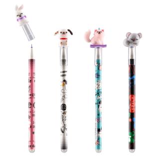 Roler pi&scaron;i bri&scaron;i moder 0,5 mm koala muca pes zajček MISTIC ERASABLE PEN SWEET ANIMALS NEO 116066