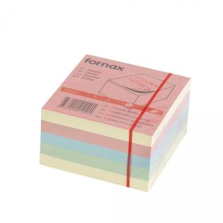 Samolepilni lističi v bloku 450 listov 75x75mm 5 barv OPTIMA PASTEL