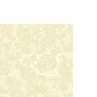 Serviete z reliefom 25x25 cm PPD EMBOSSED VRTNICE PEARL ČIPKA