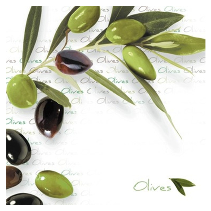 Serviete 33x33 cm OLIVE OLJKE PPD 4697