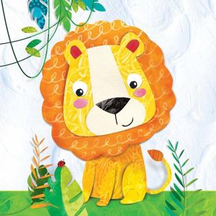 Serviete 33x33 cm PPD HAPPY LION LEV 1333146