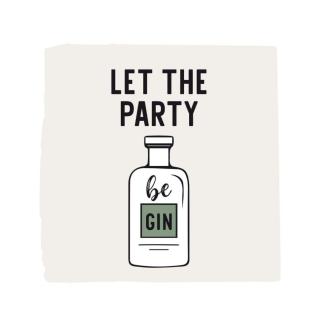 Serviete 33x33 cm PPD LET THE PARTY BE GIN 1333898