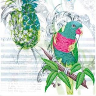 Serviete 33x33 cm PPD PAPAGAJ MANAUS 1331179