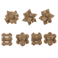 Sestavljanka miselna lesena 3D PUZZLE WOODEN MATCH BOX PUZZLE 76/6185