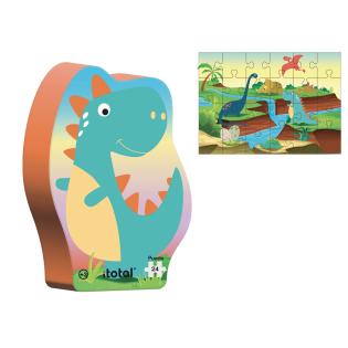 Sestavljanka otro&scaron;ka puzli 24 kosov 3+ 42x30 cm DINOZAVRI XL2274