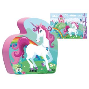 Sestavljanka otro&scaron;ka puzli 49 kosov 5+ samorog 45,5x31,5 cm UNICORN KONJ XL2279