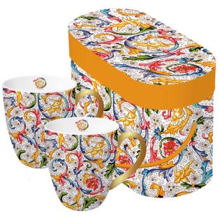 Skodelica darilni set porcelan 0,35L PPD FIORENTINA GOLD 2/1 603457