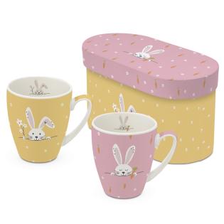 Skodelica set darilni 0,35 L PPD BUNNY PASTEL ZAJČEK 2/1 260102948