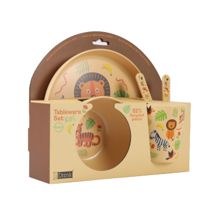 SET JEDILNI OTRO&Scaron;KI I-TOTAL  ANIMALS KIDS ID5301D