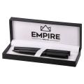 Set kemični svinčnik in nalivno pero EMPIRE ELCANO mat črn 412084
