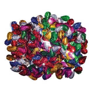 Set kraft papirnati konfeti svetleči metalni 9x15 cm JUNIOR listje 14 g 137030