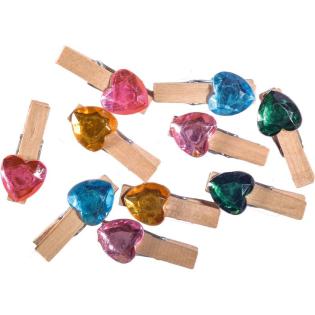 Set kraft &scaron;čipalke lesene JUNIOR srce set 10/1 137225