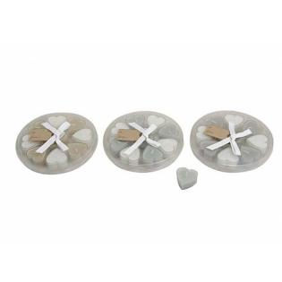 Čajne svečke sveča srce 1x4 cm set 9/1 21745