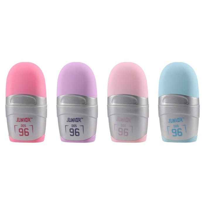 &Scaron;ilček in radirka JUNIOR DOS 96 METALIK PASTEL MIX 130056