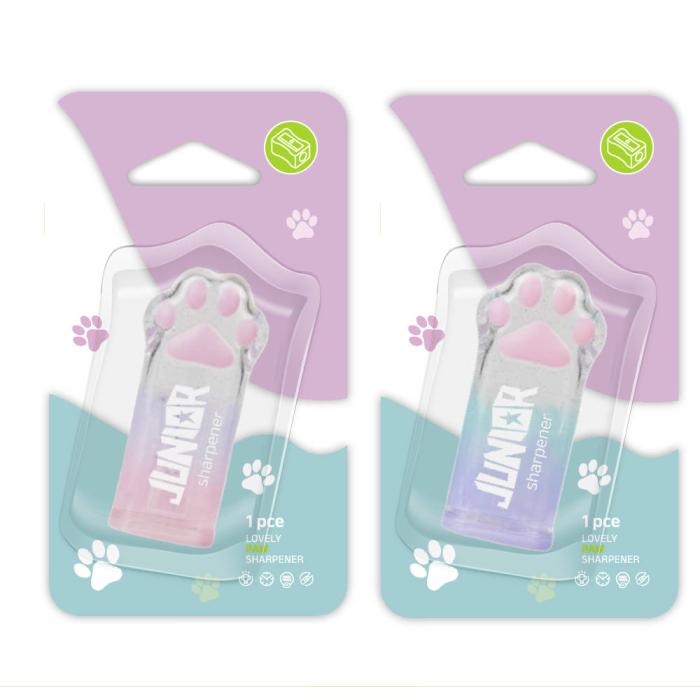 &Scaron;ilček z radirko JUNIOR PASTEL PAW SHARPENER 130038