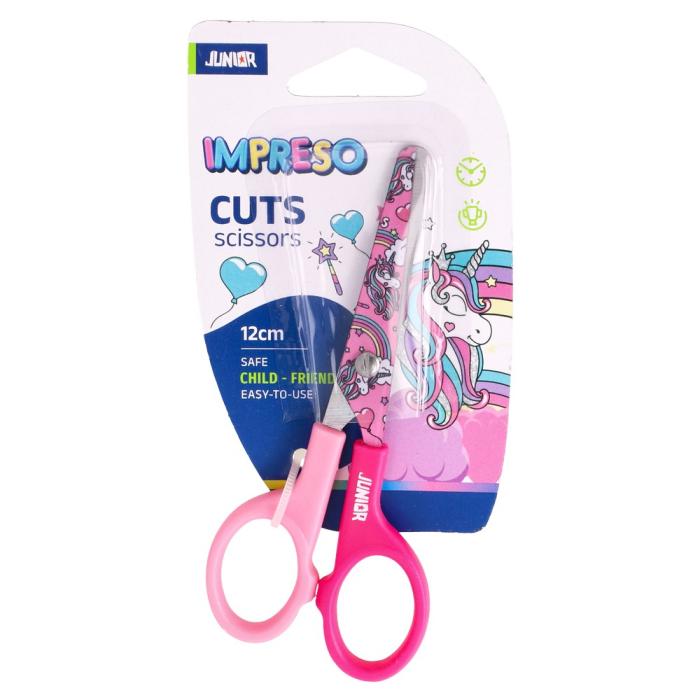 Škarje otroške 12 cm JUNIOR IMPRESO UNICORN 131503