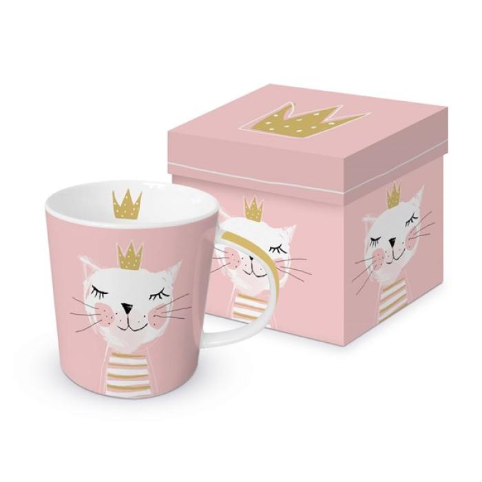Skodelica muca roza 0,35L B-DAY PRINCESS PPD 603626