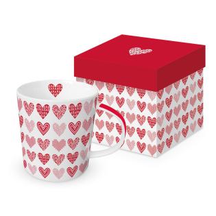 Skodelica 0,4L srčki HEART MOOD PPD 604714