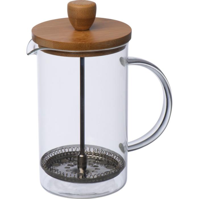 Posoda za kavo French press kafetiera steklena s filtrom 600 ml 8264066