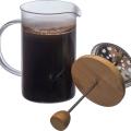 Posoda za kavo French press kafetiera steklena s filtrom 600 ml 8264066